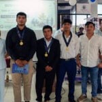 Representantes de Misión 3 UCV participando como jurado en la Feria de Emprendimiento Ambiental 2026-I del campus Los Olivos.